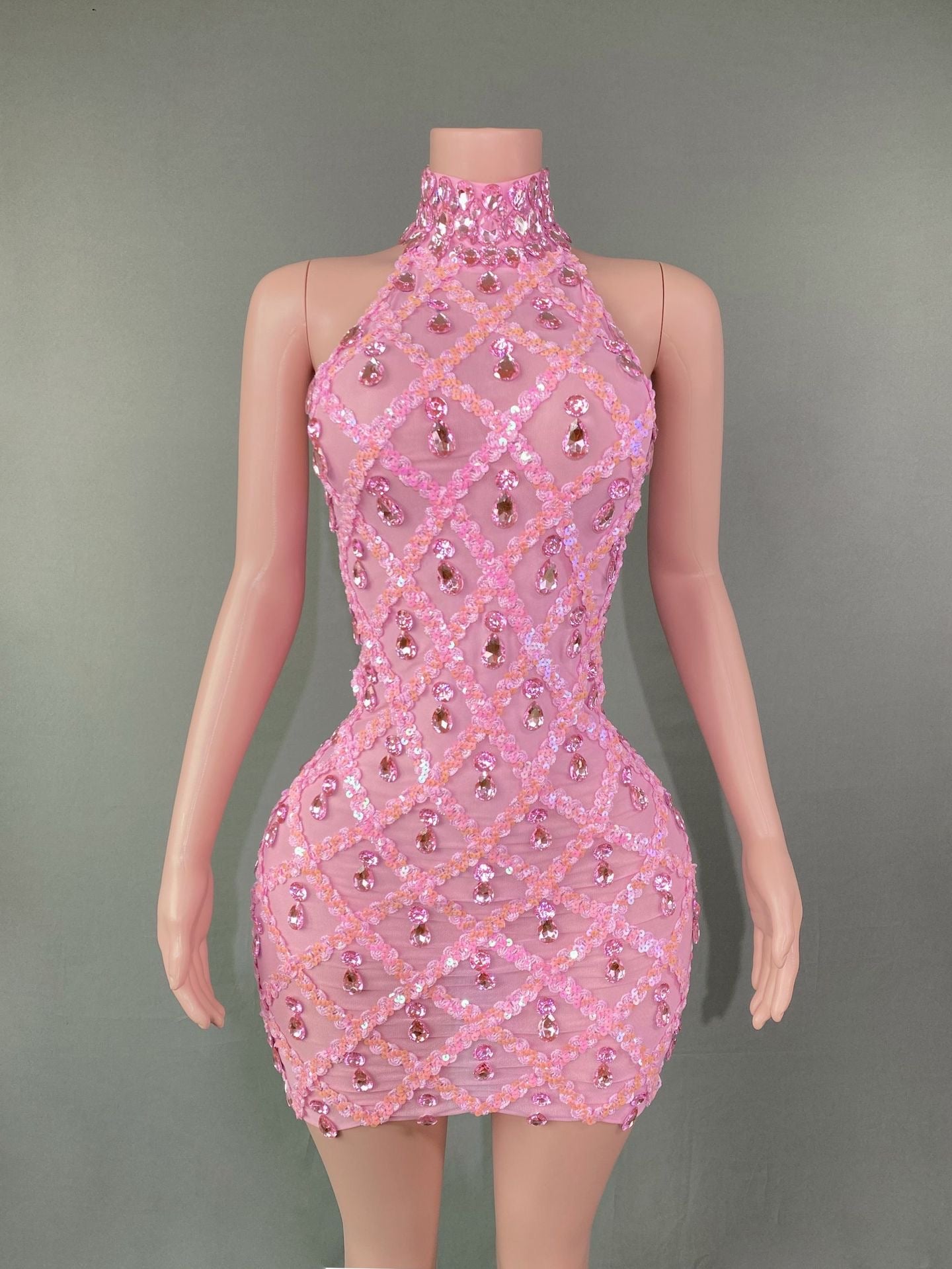 CINDIANA DIAMANTÉ DRESS