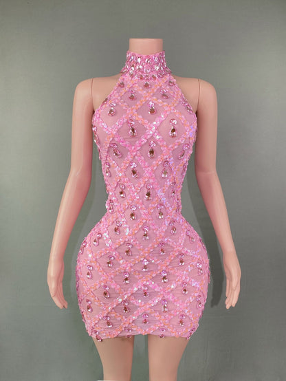 CINDIANA DIAMANTÉ DRESS