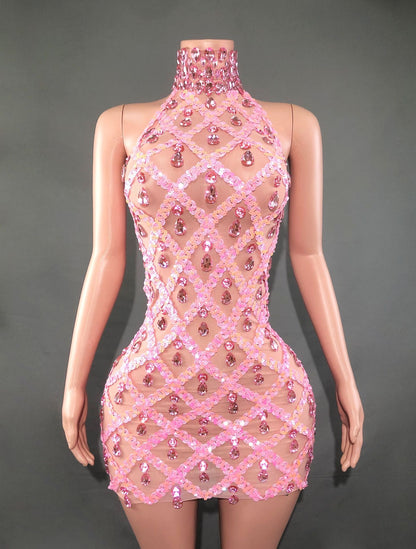 CINDIANA DIAMANTÉ DRESS