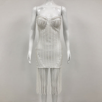 CHARLY PEARLY TASSLE DRESS