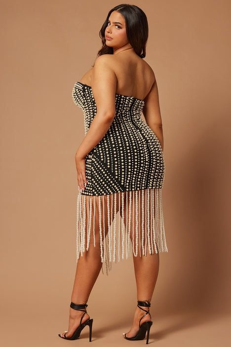 CHARLY PEARLY TASSLE DRESS